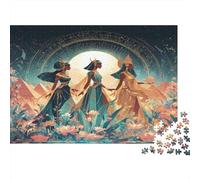 Stile africano, Antico Egittoian Goddess Puzzle Sostenibili Con Motivi Per Adulti Da Gioco in Legno Di Alta Qualità 1000pcs (75x50cm)
