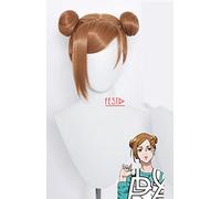 - stile anime giapponese jujutsu kaisen kugisaki nobara capelli cosplay parrucca capelli resistenti ai capelli in fibra + parrucca per donne