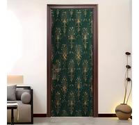 Stile Art DéCo Geometrico Adesivo porta interno in PVC Autoadesivo Creative Arte Sticker 82x200 cm Verde Chiaro Adesivo da Parete Decorativo per Soggiorno, Cucina, Bagno, Carta da parati