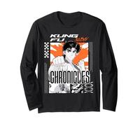Stile Artistico Anime di Kung Fu Chronicles Maglia a Manica