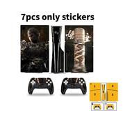 (Stile B) Adesivi per console di gioco Myth Black Wukong Ps5 Slim per controller, pellicola protettiva