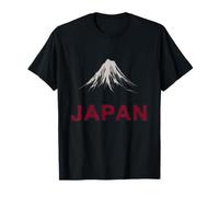 Stile Bandiera Giapponese con Il Monte Fuji per i Giapponesi Che Amano Il Giappone Maglietta