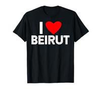 Stile Beirut Libano Design T-Shirt Beirut Libano Maglietta