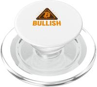 Stile blockchain di progettazione industriale di criptovalute Bitcoin rialzista PopSockets PopGrip per MagSafe