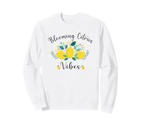 Stile Boho Blooming Citrus Vibes Fresh Limons Art Felpa