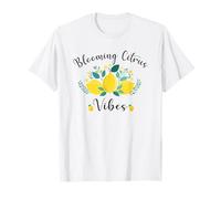 Stile Boho Blooming Citrus Vibes Fresh Limons Art Maglietta