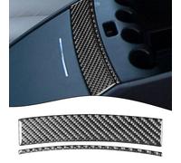 Stile Carbonio Fibra Bracciolo Cover Orlo per Chrysler 300 Protezione Il Interno