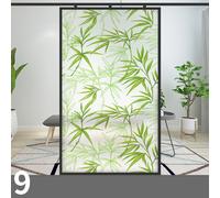 Stile Cinese Bambù Vetro Adesivi Privacy Finestre Film Statico Cling Ghiacciato