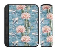 Stile cinese Pesce Cactus 2 pz Auto Viaggio Essentials Rilascio Stress al Collo e Spalle per Van forro para cinturon de seguridad
