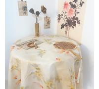 Stile Cinese Tovaglia Rétro Copritavola Panno Fiore Stampato Tovaglia Casa