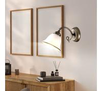 Stile Country Parete Lampada Ospiti Camera Illuminazione Vetro Lettura Big Luce [EEK: Non valutato]