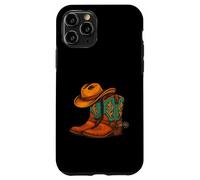 Stile cowboy occidentale - Cappello e stivali da rodeo rustico Country Life Custodia per iPhone 11 Pro