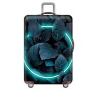 Stile Cyberpunk Copri Valigia,Geometria Coprivaligia Resistente E Spessa,Lavabile, Antigraffio,Elastici,18-32 Pollici Suitcase Cover,Regali Per Gli Amanti Dei Viaggi (Color 1,L(25-28inch))