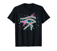 Stile degli Anni '80 Kemet Protezione Occhio Horus Ra Maglietta