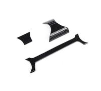 Stile Degli Interni Auto Per Nissan Sentra Per Sylphy 2020 2021 LHD Auto Aria Condizionata Interruttore Pannello Strisce Decorative Copertura Adesivi(Carbon Fiber Black)