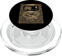 Stile della carta dei tarocchi dell'oroscopo dello zodiaco del cancro PopSockets PopGrip per MagSafe