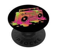 Stile di Strada Retro Hip Hop per Amanti della Musica PopSockets PopGrip Adesivo