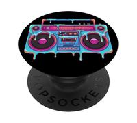 Stile di Strada Retro Hip Hop per Amanti della Musica PopSockets PopGrip Adesivo