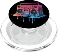 Stile di Strada Retro Hip Hop per Amanti della Musica PopSockets PopGrip per MagSafe