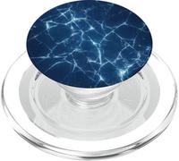 Stile di vetro frantumato blu scuro per la frattura PopSockets PopGrip per MagSafe