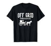 Stile di Vita Amish Originale off Grid Maglietta