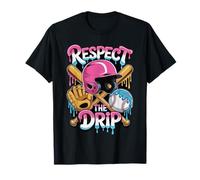 Stile di Vita di Baseball - Dolci Vibrazioni di Halloween a Goccia Maglietta