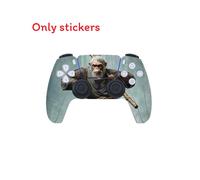 (Stile E) Adesivo per controller PS5 Wukong Black Myth con motivi multipli, in materiale PVC