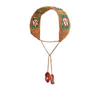 Stile etnico Donna Cava Fuori Della Fascia Per Capelli Da Campeggio Libero Servizio Fotografico A Crochet Spring Estate Cerchio Per Viaggi