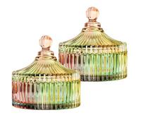 Stile europeo funzionale bicchieri Candy Storage Jar per un'organizzazione efficiente di dolcetti e migliorare l'arredamento della stanza Stile europeo Jar