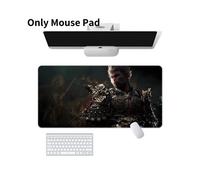 (Stile F, 60*30*0,2 cm/23,62*11,81*0,08 pollici) Tappetino per mouse e tastiera per computer Myth Black Wukong