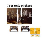 (Stile F) Adesivi per console di gioco Myth Black Wukong Ps5 Slim per controller, pellicola protettiva