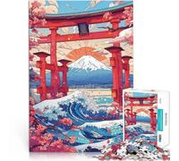 Stile giapponese 6 puzzle 1000 pezzi per adulti Giocattoli che creano dipendenza e sfidano l'intelligenza del cervello Regalo di compleanno, regali 38x26cm