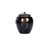 Stile giapponese Ceramiche Tea Canister Tradizionale Tè Caddy Zucchero Barattolo Per Cucina Sigillato Ceramica A29