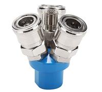 Stile giapponese connettore rapido 1/4 a 3 canali, 1/4 "pneumatico C-tipo connettore rapido 3 canali connettore rapido flessibile tubo splitter connettore rapido