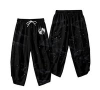 Stile giapponese Kimono Pantaloni Set Uomini Cosplay Tradizionale Thai Harem Pantaloni Harajuku Streetwear Vintage Pantaloni da uomo V09332-pants XS