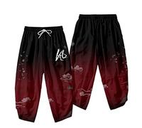 Stile Giapponese Kimono Pantaloni Set Uomini Pantaloni della Tuta Tradizionale Thai Harem Pantaloni Vintage Boy Beach V09327-pants M