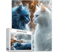 Stile giapponese Puzzle 1314 Pezzi, 5D DIY Puzzle Gatto Puzzle Adulti e Principianti da 14 Anni, Jigsaw Puzzle Giochi Rilassamento e Intelligence, Home Wall Room Decor, Regalo Donna, 75x50cm, Model861