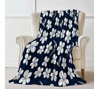 Stile giapponese vintage stampa floreale Coperta spessa Buio - Coperta calda e soffice, soffice, 80 x 150 cm Coperte invernali morbide e morbide come coperta da divano da divano plaid