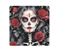 Stile gotico messicano teschio di zucchero ragazza magica autoadesivo articoli da toeletta borse panno toilette organizzatore viaggio involucro obiettivo fotocamera panno involucro involucro