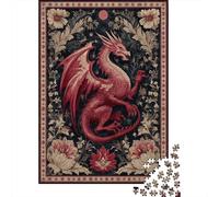 Stile gotico Pattern of A Drago with Wings Jigsaw Puzzle 70x50cm/1000pcs Adulti Puzzle Gioco EduGattoivo Decorazioni Per La Casa