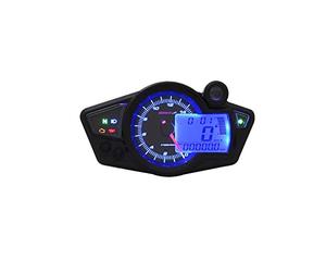 Stile GP Multifunzione per Cabina di pilotaggio Digitale con kontrol Leuchten quadrante Nero e Blu Hinte rgru ndbel. geschw.