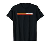 Stile grafico vintage anni '80 San Jose California Maglietta