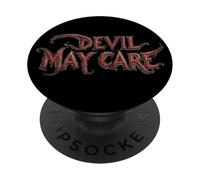 Stile impenitente con questa dichiarazione Devil May Care PopSockets PopGrip Adesivo