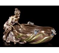 Stile Liberty Conchiglia - Donna Seduta An Vasca - Veronese Elfi Ninfee