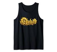 Stile Locale Hawaiano Reale Aloha Gold Island Hawaii Canotta