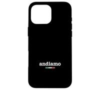 Stile macchina da scrivere Andiamo Custodia per iPhone 16 Pro Max