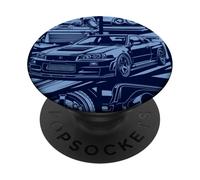 Stile Manga JDM Legend Iconic Car Design PopSockets PopGrip Adesivo