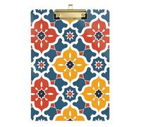 Stile marocchino modelli irregolari A4 bambini appunti appunti cartella padfolio plastica per clip board insegnante Dimensioni 9 x 12
