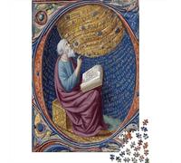 Stile medievale,Puzzle Per Adulti 38x26cm/1000pcs,Giochi Di Sfida Il Filosofo solitario