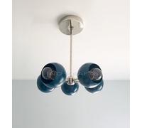 Stile Moderno Stilnovo Lampadario Perry Ombra Casa Interno Decorazione Sputnik
